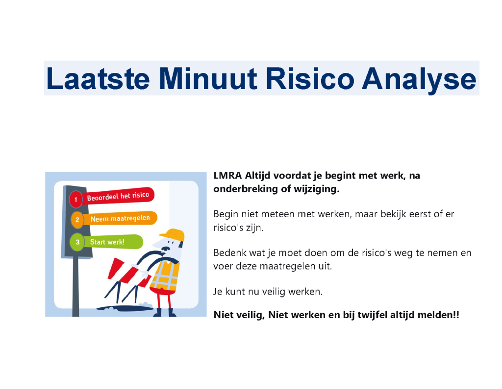 Machine Risicoanalyse LMRA Check - Emka Safety